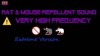 ⚠️Extreme Version 🚫🐀🐁 Rat amp Mouse Repellent Sound Very High Frequency 9 Hour [upl. by Deppy12]