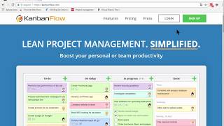 KANBANFLOW TUTORIAL [upl. by Clere982]