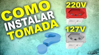 Como instalar TOMADA 🔧 [upl. by Esyahc]