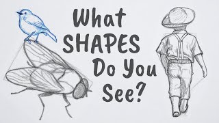 How to Draw ANYTHING Using Simple Shapes [upl. by Lleryt]