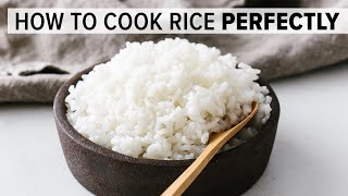 HOW TO COOK RICE PERFECTLY   tips meal prep and rice recipes [upl. by Ulrikaumeko659]