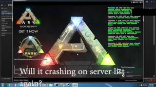 How to fix the ark crashing on the server list [upl. by Moe]