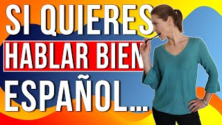 Si quieres HABLAR BIEN español… OPORTUNIDADES [upl. by Notkcorb]