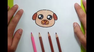 Como dibujar un perro paso a paso 41  How to draw a dog 41 [upl. by Jolenta]