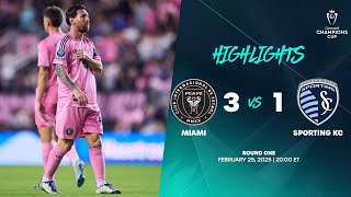 Inter Miami vs Sporting KC  2025 Concacaf Champions Cup  Round One [upl. by Yelwah138]