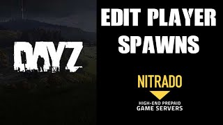 OLD How To Guide Edit Change Customise New Player Spawn Points DayZ Nitrado Xbox PS4 Server [upl. by Etnahc]