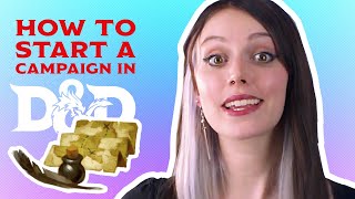 How to Start Your Own Campaign in Dungeons amp Dragons [upl. by Nagyam]