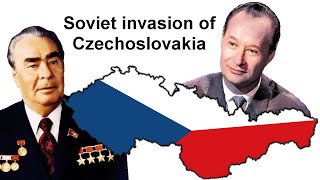 The soviet invasion of Czechoslovakia 20–21 August 1968 [upl. by Dody]