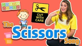 The Scissors Song  Music for Classroom Management [upl. by Aihsekram353]