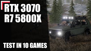 AMD Ryzen 7 5800X  RTX 3070 — Test in 10 Games 1080p 1440p 4K [upl. by Hartmunn136]