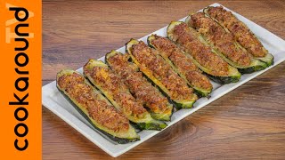 Zucchine ripiene di carne [upl. by Yrtua]