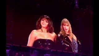 Selena Gomez and Taylor Swift  Hands To Myself 519  Rep Tour Pasadena [upl. by Elokcin987]