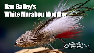 Dan Baileys White Marabou Muddler  Classic streamer fly tying [upl. by Esiuol]