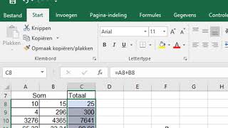 Berekeningen maken in Excel [upl. by Ylloh475]