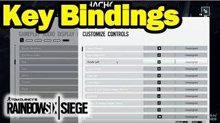 Best Rainbow 6 Siege Keyboard Key Bindings Keyboard Layouts [upl. by Drofkcor]