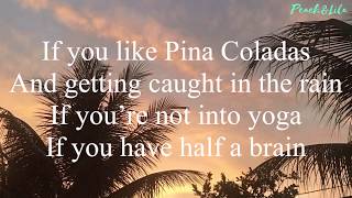 Escape Pina Colada Song Lyrics Rupert Holmes [upl. by Hose]