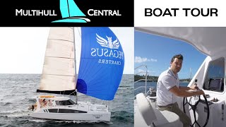 Sailing the Seawind 1160 catamaran  Award winning catamaran under 40 feet BOAT DEMO [upl. by Waxler43]