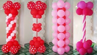 15 Simple Balloon Pillar Designs for Beginners [upl. by Orfinger]