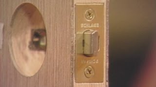 How to Install a Door Lock [upl. by Oirram]