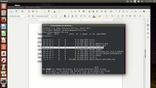 how to recover formatted data from hard disk in ubuntu using testdisk [upl. by Senalda358]