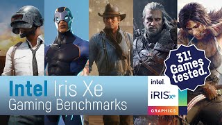 Intel Iris Xe Gaming 31 games [upl. by Anaiq]