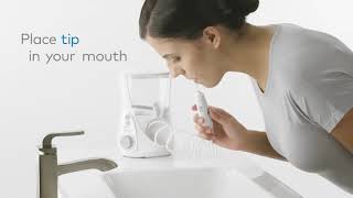 How to Use the Waterpik™ Aquarius Professional Water Flosser [upl. by Itsud41]