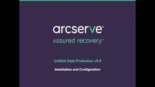 Arcserve UDP v65 Installation [upl. by Otilia316]