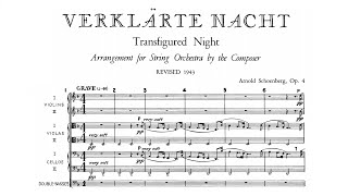 Arnold Schoenberg  Verklärte Nacht for string orchestra Op 4 [upl. by Archie762]