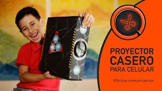 Proyector Casero para Smartphone 📽Cine en Casa  3HILOS [upl. by Eicyal]