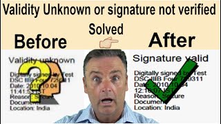 How to solve signature not verified Problems [upl. by Rodd]