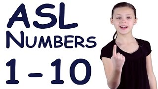 ASL Numbers 110  Sign Language [upl. by Gredel887]