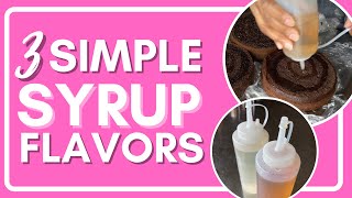 SIMPLE SYRUP FLAVORS FOR CAKE  3 Easy Recipes [upl. by Dleifniw96]