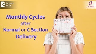 First Periods After DeliveryWill it vary for Normal Delivery amp C SectionDrShashikala Hande of C9 [upl. by Piderit]