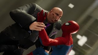 SpiderMan PS4 Kingpin Boss Fight [upl. by Anelam567]