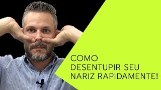 COMO DESENTUPIR O NARIZ RAPIDAMENTE [upl. by Presley693]