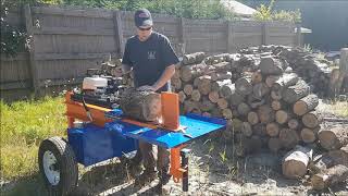 FASTEST Hydraulic Log Splitter Eastonmade ULTRA [upl. by Aubrey]