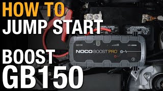 How to jump start using your NOCO Boost GB150 [upl. by Volin]