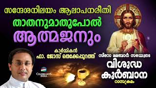 THATHANUMATHUPOL ATHMAJANUM  Fr Jose Thekkepurath  SYRO MALABAR RASA KURBANA [upl. by Eilac]