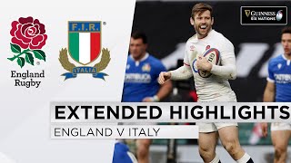 England v Italy  EXTENDED Highlights  Super May Finish In 8 Try Match  2021 Guinness Six Nations [upl. by Idnaj]