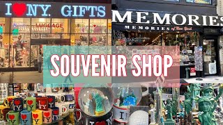 NYC SOUVENIR SHOPPING TIMES SQUARE MANHATTAN  MEMORIES amp I❤️NY GIFTS STORE NEW YORK [upl. by Legnaleugim]