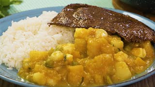 Locro de zapallo macre y loche receta peruana casera  BUENAZO [upl. by Taro]