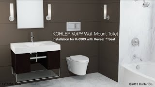 Installation  Veil Toilet with Reveal Seat [upl. by Binah]