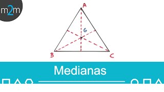 Medianas de un triángulo [upl. by Annawd]