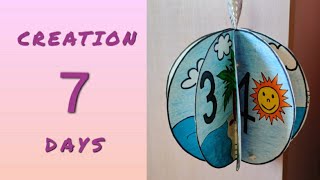 Creation  7 Days Craft  Gods Creation [upl. by Anyahc897]