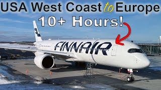 Finnair A350 Business Class Los Angeles to Helsinki [upl. by Tye]