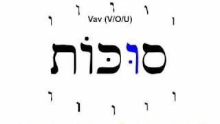 Hebrew Alphabet Part 1 [upl. by Airdnua]