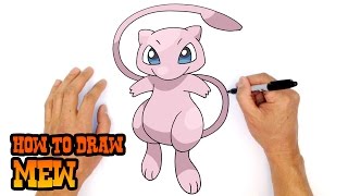 How to Draw Pokemon  Mew [upl. by Vasya]