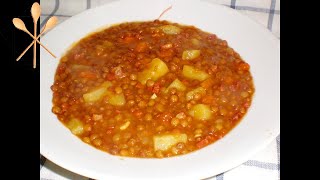 Lentejas con Chorizo y Patatas La Receta Fácil de mi Abuela [upl. by Neeruam]