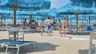 Beach Time Lapse Pescara Italy [upl. by Ecinrahs]