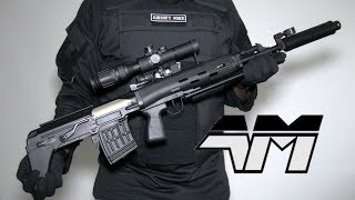 ASP OTs03 SVU BULLPUP AEG  SVU SP1012  Unboxing Review [upl. by Yeldoow332]